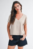 8281DK Til V-Neck Baby Top