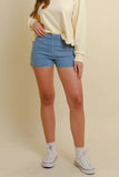 CP18540 - ZIP UP DENIM SHORTS