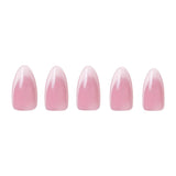 Lovers Blush Press-On Nails | Short Almond | Velvet Pink