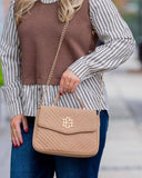 Sinclair Quilted Crossbody Latte S VQ
