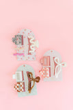Everyday Chic - Claw Clip Set of 3 – Pink Checker & Bow