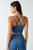 Venice Cloud Light Criss-Cross Sports Bra