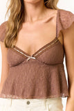 Lace Babydoll Cami Top