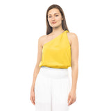 One Shoulder Knot Detail Top