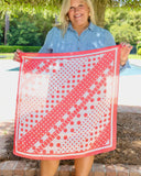 Lula Polka Dot Scarf Coral