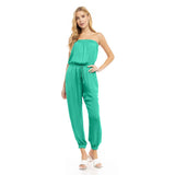 Strapless Elastic Banded Jumpsuit
