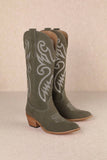 NIA ARTISAN EMBROIDERED CLASSIC WESTERN BOOTS
