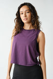 Pima Cotton Relaxed Side-Knot Tank