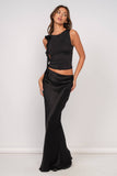 BROCHE ON SLEEVELESS TANK TOP