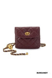 Leomi Crossbody Belt Chain Bag