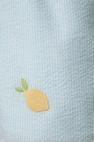 MID-RISE EMBO DETAIL SHORTS