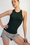BUTTER SLEEVELESS RACER BACK TANK TOP