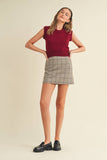 Women's Rib Neck Knit Sweater