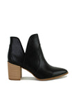BROOKLYN-12 Western Cutout Ankle Boot