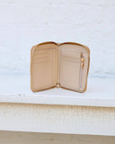Blakely Wallet Woven Almond