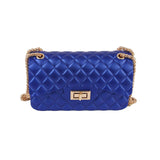 Matte Leather Small Clutch Shoulder Bag