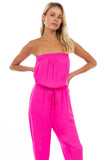 Strapless Elastic Banded Jumpsuit
