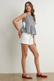 Sky Meadow Peplum Top - BMT7750