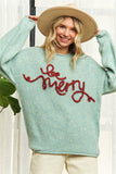 LESW3439 - X-MAS DECOR ACCENT SWEATER TOP