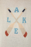 ROUND NECK LONG SLEEVE "LAKE" LT WEIGHT SWEATER