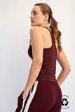 BUTTER SLEEVELESS RACER BACK TANK TOP