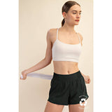 RECYCLED BUTTER Y BACK BRA TOP