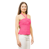 Shirred Halter Neck Top