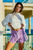 IP5778 Windbreaker Shorts With Contrast Stripe