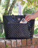 Jayden Tote Black Patent SQ