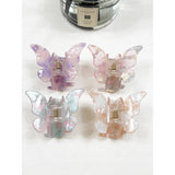 Marble Tortoise Acrylic Butterfly Hair Claw Clip