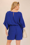 Plus Size Airflow Dolman Sleeve Romper 2