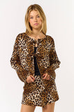 BP25280 Quilted Leopard Skort