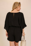 Plus Size Airflow Dolman Sleeve Romper 2