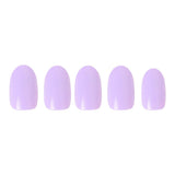 Lilac Press-On Nails|Short Round Shape|Spring Press on Nails