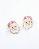 I Believe Santa Earring Pink