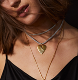 Silver Lurex Necklace Cord