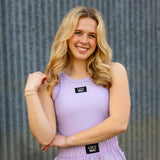 DD-TANK LAVENDER LULU MAC SOLID TANK TOPS