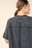 MINERAL WASHED BOXY TOP