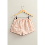 Mid Waist Nylon Shorts