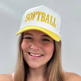 LULU MAC SOFTBALL CAP LEMON YELLOW