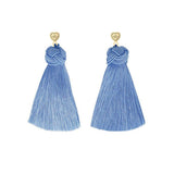 Cornflower Blue Topknot Stud/Post Earrings