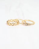 Arwen Ring Set Gold