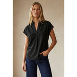 Soft Matte Drop Shoulder Blouse