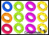 1 Silicone Textured Sensory Ring - Soft Silicone Fidget Ring
