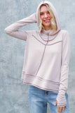 HOODIE LONG SLEEVE THUMBHOLE FRENCH TERRY TOP