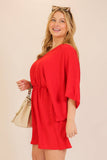 Plus Size Airflow Dolman Sleeve Romper 2