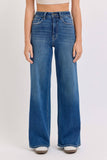 Dark Wash High Rise Wide Leg Jeans [WV97320DK]