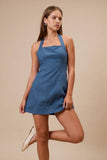 HALTER NECK MINI DRESS