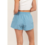 Mid Waist Nylon Shorts