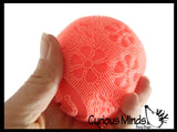 1 NeeDoh Fuzzball FLOWER POWER Soft Doh Filled Stretch Ball